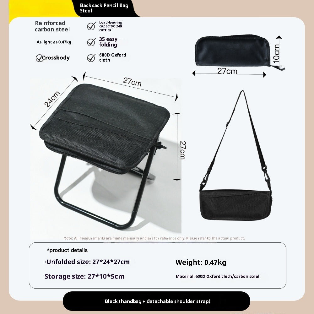 Camping Portable Folding Stool Pencil Bag